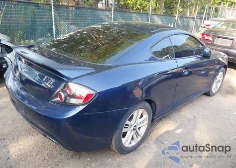 2008 Hyundai Tiburon Gs from USA, damaged, VIN KMHHM66D08U276831